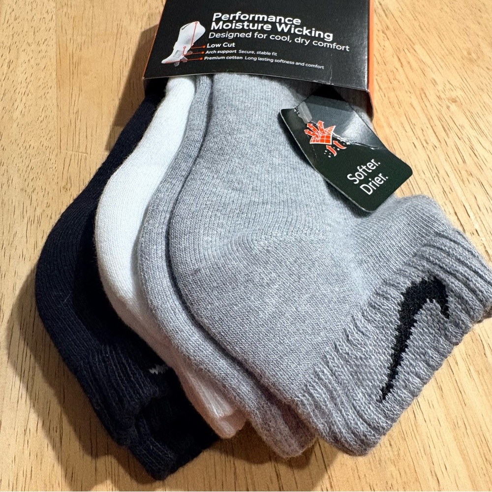 Nike Performance Cotton Low-Cut Socks – New With Tag - Picture 2 of 5